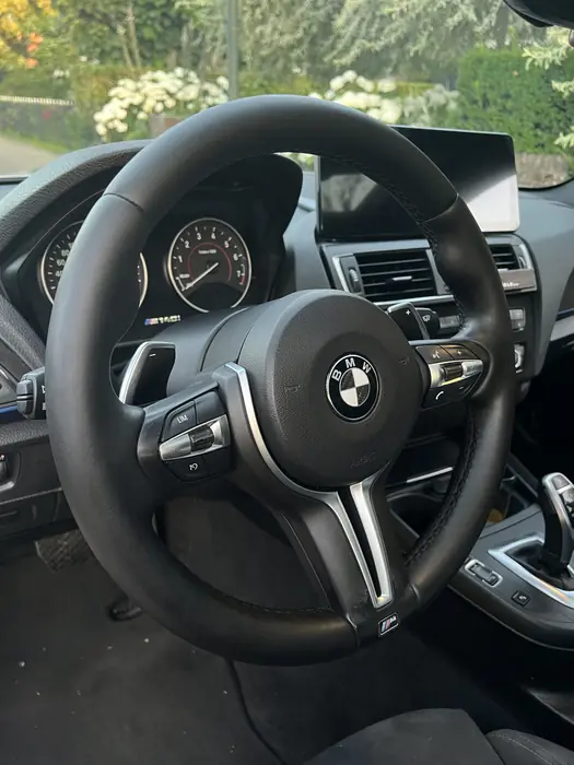 Hersteld stuurwiel van een BMW 1-serie